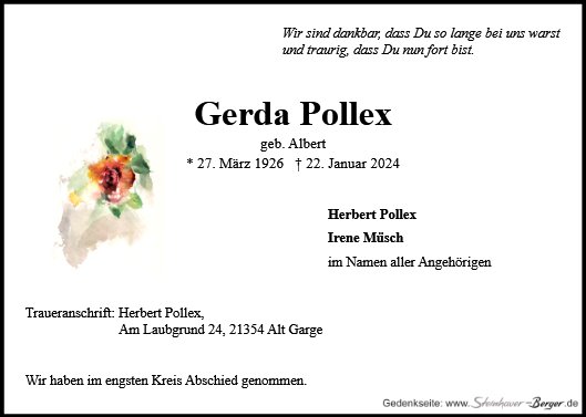 Gerda Pollex