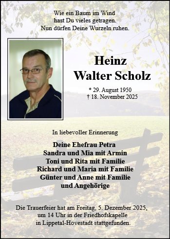 Heinz Walter Scholz