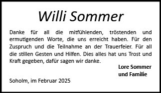 Willi Sommer