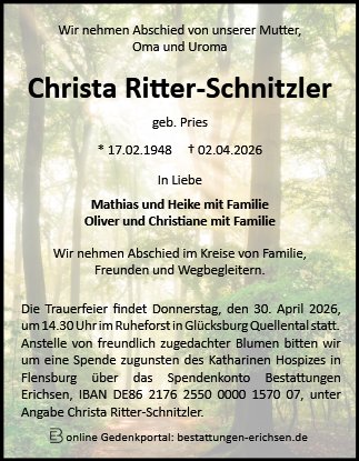Christa Ritter-Schnitzler