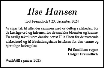 Ilse Hansen