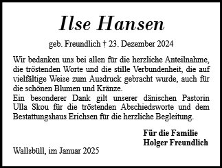 Ilse Hansen