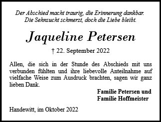 Jaqueline Petersen