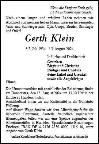 Gerth Klein