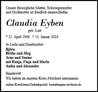 Claudia Eyben