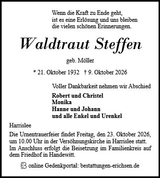 Waldtraut Steffen