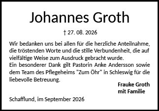 Johannes Groth