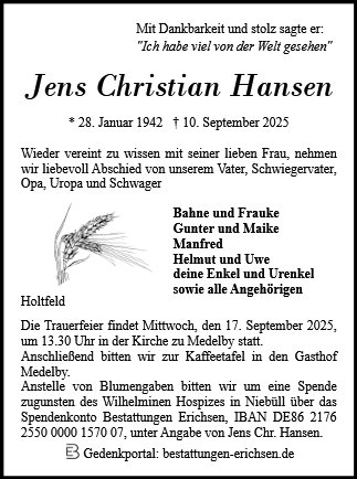 Jens Christian Hansen