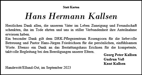 Hans Hermann Kallsen