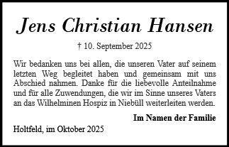 Jens Christian Hansen