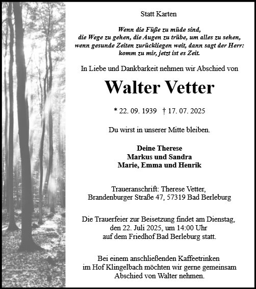 Walter Vetter