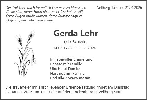 Gerda Lehr