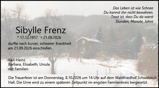 Sibylle Frenz