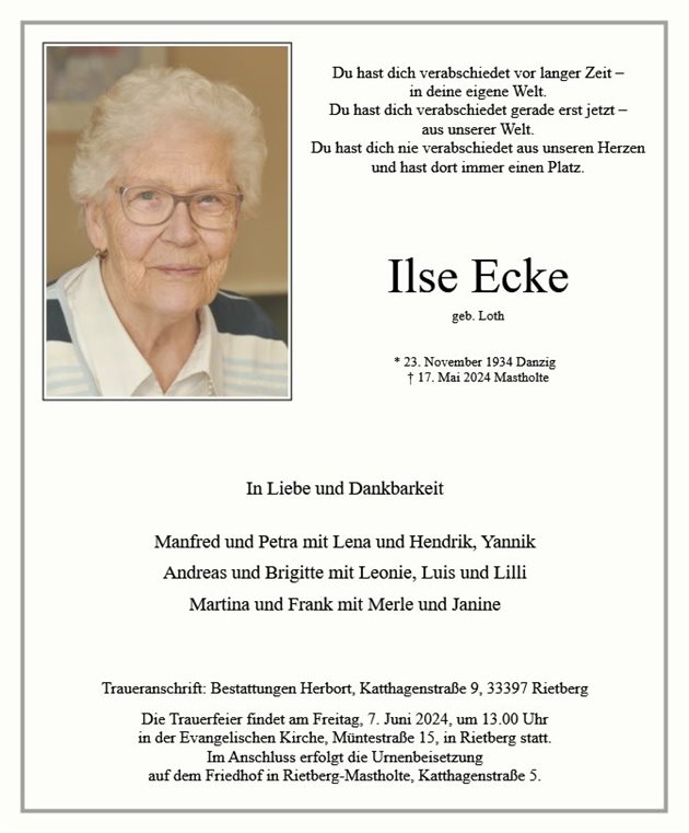 Ilse Ecke