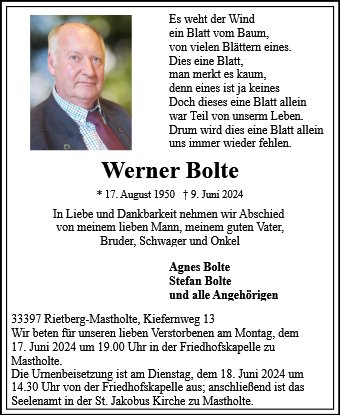 Werner Bolte