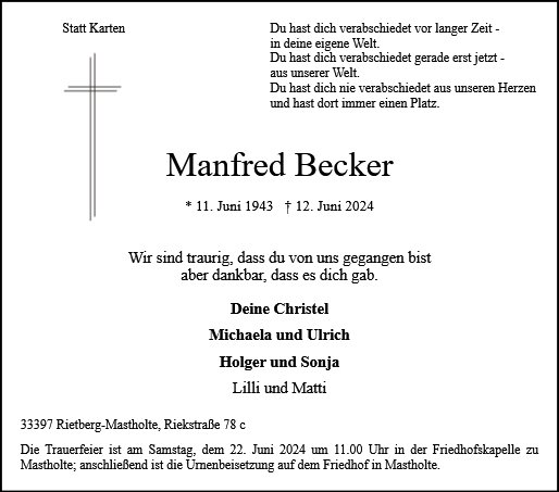 Manfred Becker