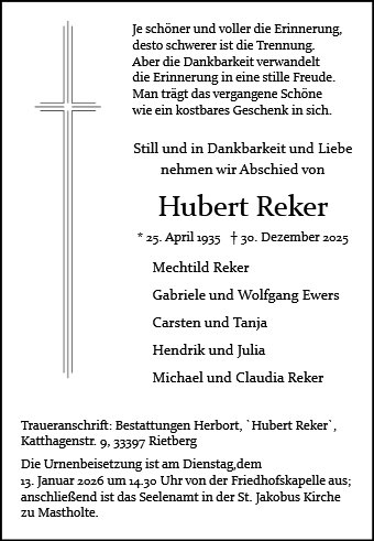 Hubert Reker
