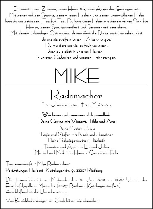 Mike Rademacher
