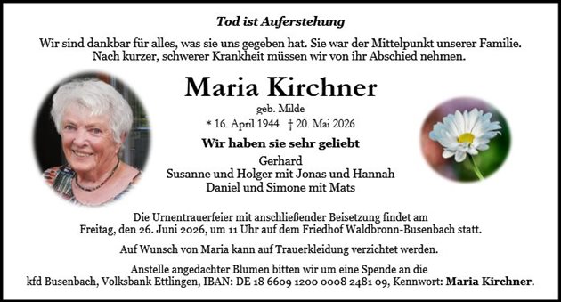 Maria Kirchner