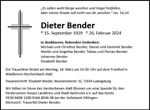 Dieter Bender