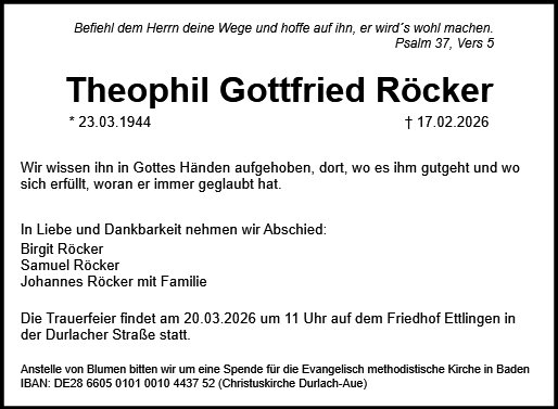 Theophil Röcker