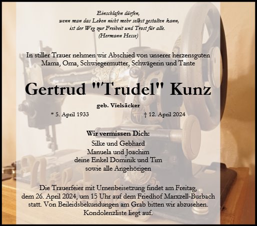 Gertrud Kunz