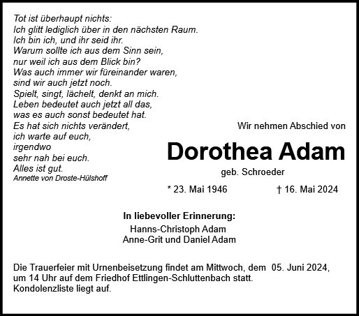 Dorothea Adam