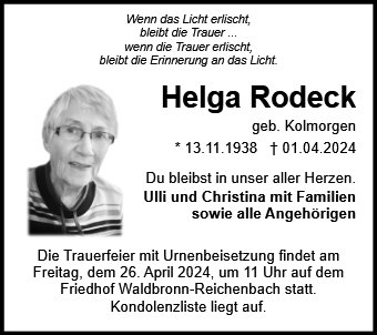 Helga Rodeck