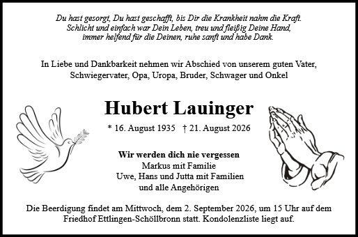 Hubert Lauinger