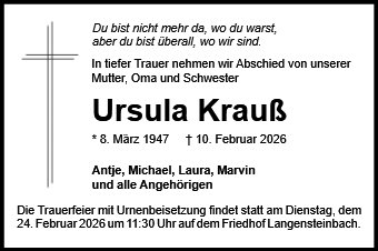 Ursula Krauß