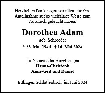 Dorothea Adam