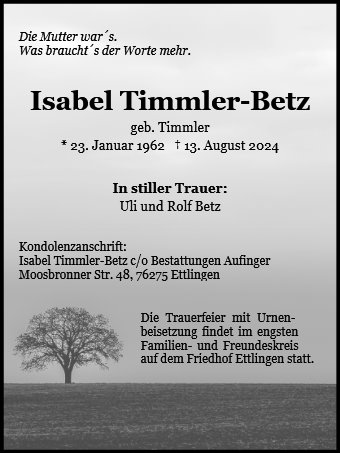 Isabel Timmler-Betz