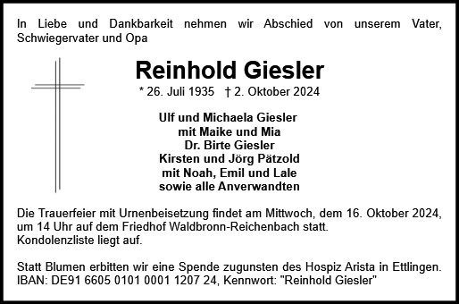 Reinhold Giesler