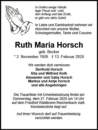 Ruth Horsch