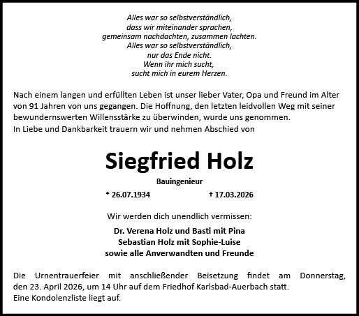 Siegfried Holz
