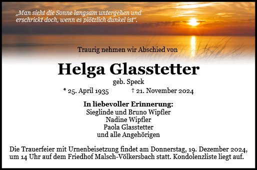 Helga Glasstetter