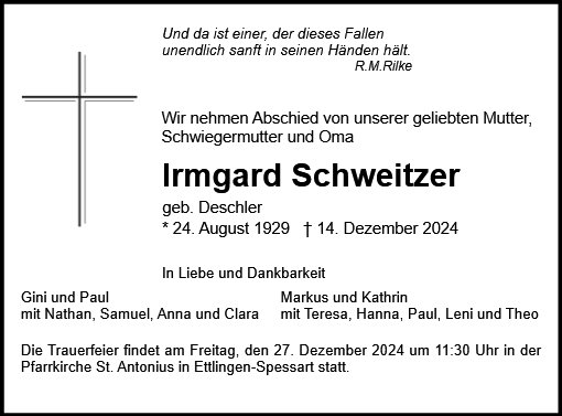 Irmgard Schweitzer