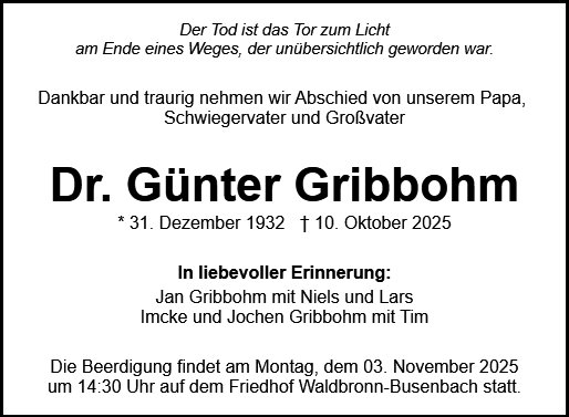 Günter Gribbohm