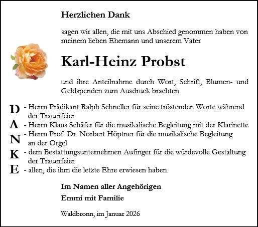 Karl Heinz Probst