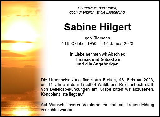 Sabine Hilgert