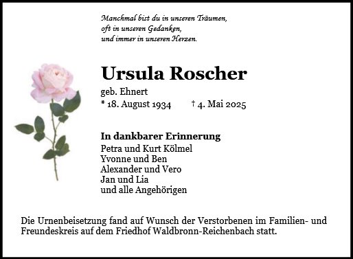 Ursula Roscher