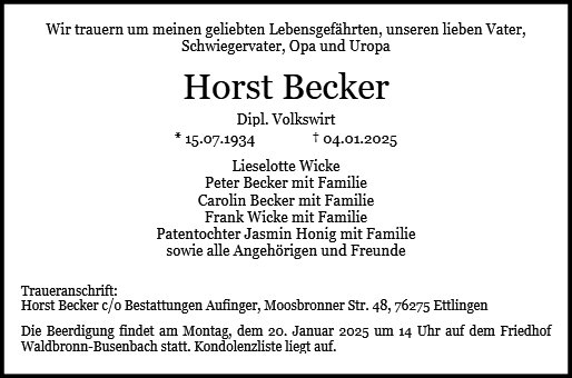 Horst Becker