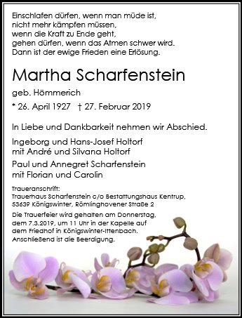 Martha Scharfenstein