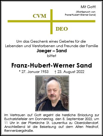 Franz-Hubert-Werner Sand