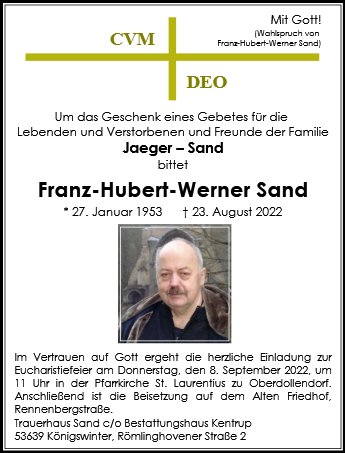 Franz-Hubert-Werner Sand