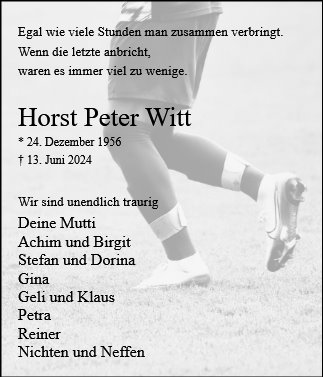 Horst Peter Witt