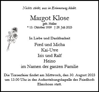 Margot Klose