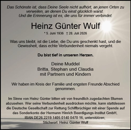 Heinz Günter Wulf