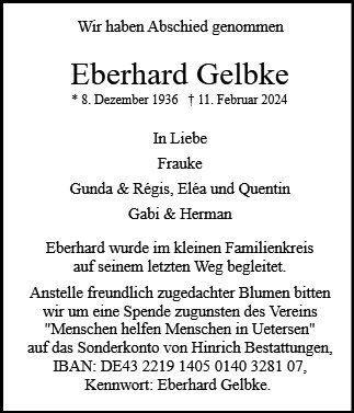 Eberhard Gelbke