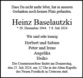 Heinz Baselautzki